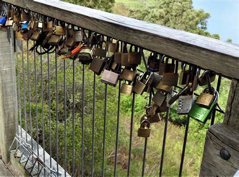 Locks These Are On A Fence At A Viewpoint For Mt Gambier B Flickr