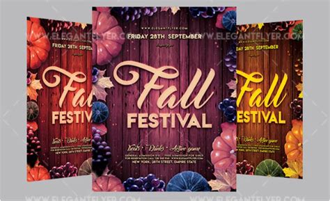 20 Free Fall Festival And Party Flyer Psd Designs Template 2020 Indiater