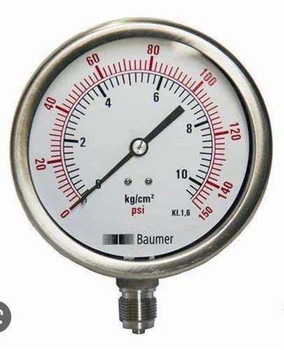 Inch Mm Baumer Pressure Gauge To Bar To Psi At Rs