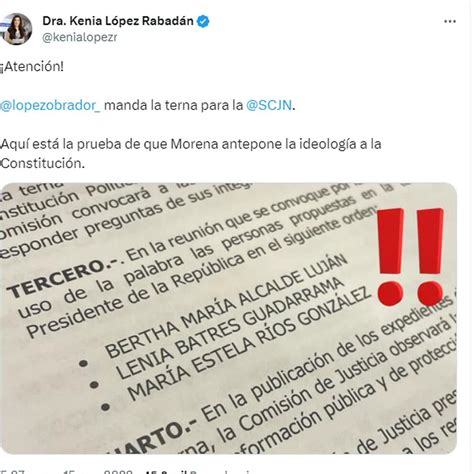 Oposición Estalla Contra Amlo Por Terna Para La Scjn “buscan Obradorizar A La Corte” Infobae