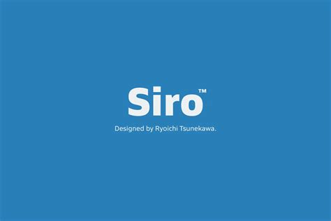 siro font youworkforthem