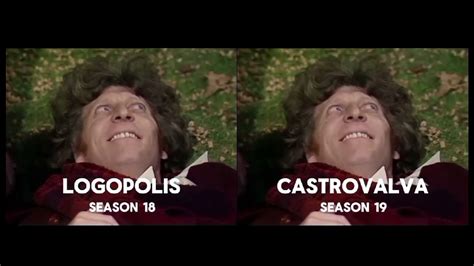 Doctor Who 4th Doctor Regeneration Scene Comparison Logopolis And