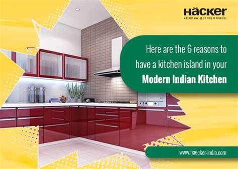 6 Reasons To Have A Kitchen Island In Your Modern Indian Kitchen