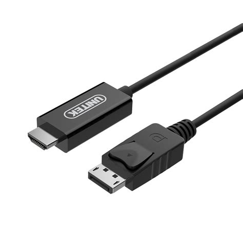 Unitek Y 5118ca Displayport To Hdmi Cable 18m Black Officeworks