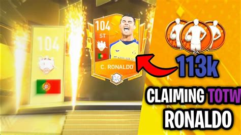 Claiming Ronaldo Fifa Mobile Spending K Totw Fifa Mobile