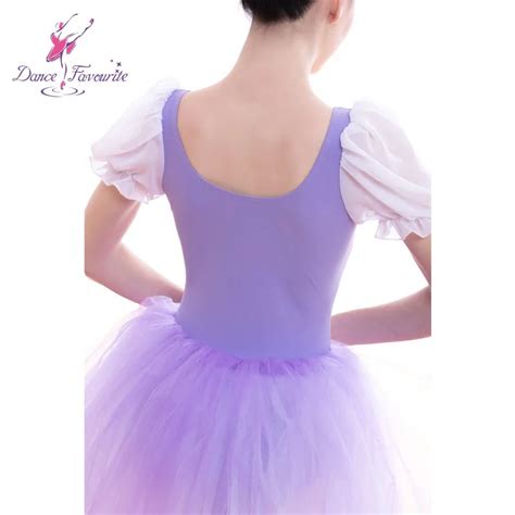 18420 Pale Purple Ballet Tutu For Girls Performance Ballet Tutu Long