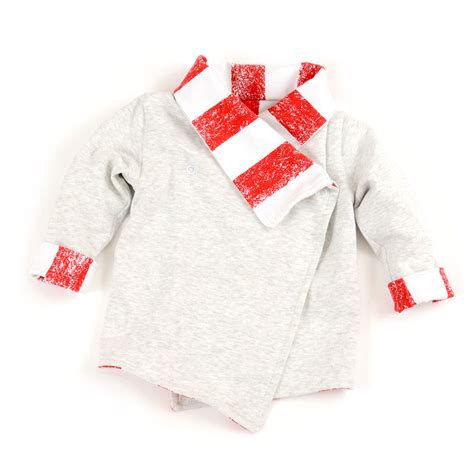 Wrap cardigan sewing pattern for babies and toddlers - Brindille & Twig