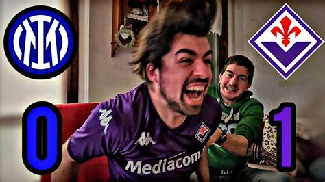 LIVE REACTION INTER FIORENTINA 0 1 SBANCATO SAN SIRO YouTube