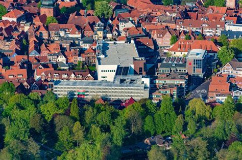 Stade Von Oben Stadtzentrum Im Innenstadtbereich In Stade Im