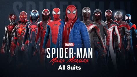 All Suits Marvel's Spider-Man: Miles Morales PlayStation 5 (PS5) | Miles morales, Spiderman ...