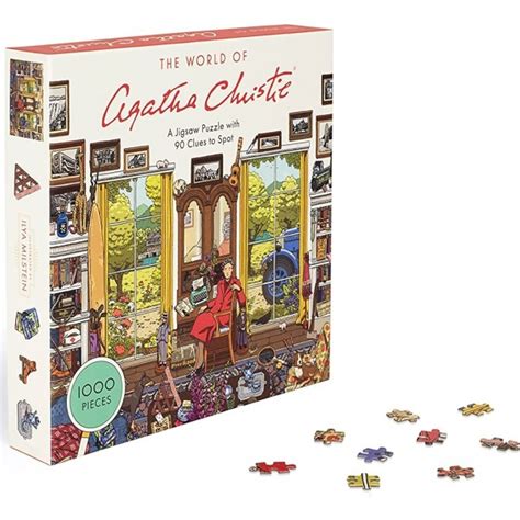 The World Of Agatha Christie 1000 Piece Puzzle A Mighty Girl