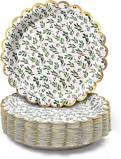 Amazon Confettiville Christmas Paper Plates Count Disposable