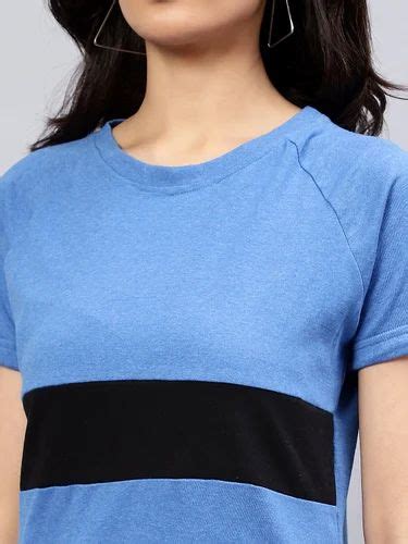 Round Women Half Sleeve T Shirts Plain At Rs 130 Piece In New Delhi