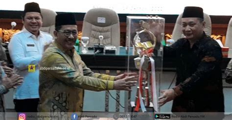 Jatim Raih Juara Umum Gubernur Kalsel Mtq Nasional Xxix Di Banua