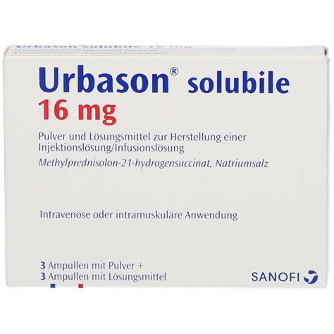 Urbason® Solubile 16 Mg 3 St Mit Dem E Rezept Kaufen Shop Apotheke