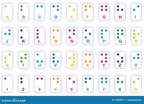 Colorful Braille Basics Stock Illustration Image Of Blind 5304917