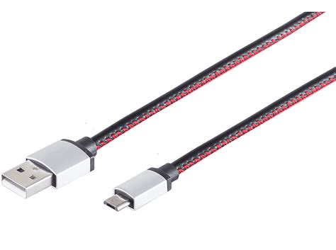 S CONN MAXIMUM CONNECTIVITY USB Ladekabel A Stecker Auf USB Micro B