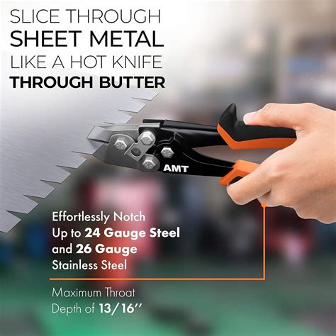 Buy American Mutt Tools Sheet Metal Hand Notcher Sheet Metal V Notcher