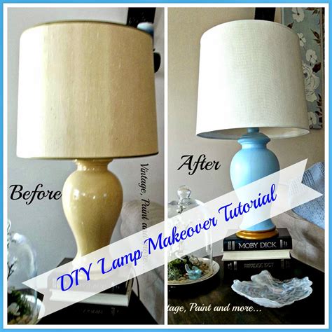 DIY Lamp Makeover Vintage Paint And More