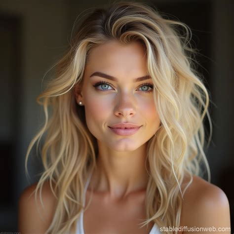 Blonde Female Model Stable Diffusion Online