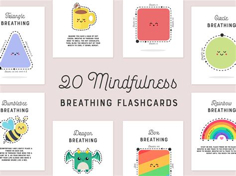 Printable Breathing Exercise Cards