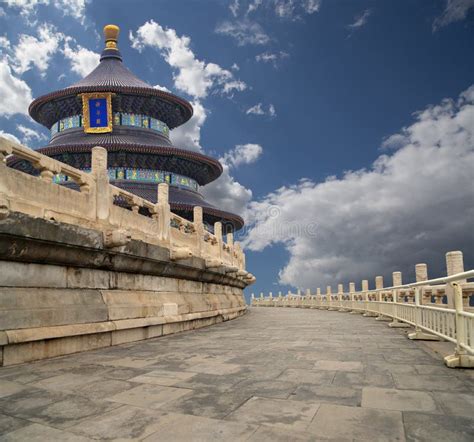 El Templo Del Cielo Altar Del Cielo Pek N China Foto De Archivo