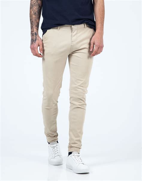 Venta Pantalones Chinos Hombre Super Skinny En Stock