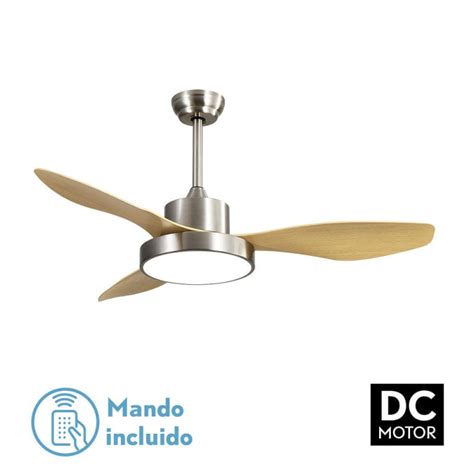 Ventilador De Techo Fabrilamp Hayate Dc N Quel Palas Haya Cm