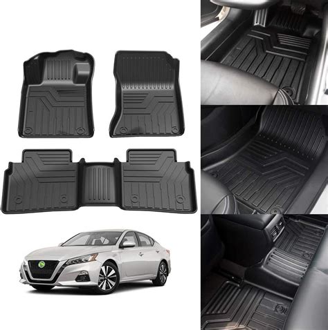 Kust Custom Fit Floor Mats For 2019 2024 2025 Nissan Altima Accessories All Weather