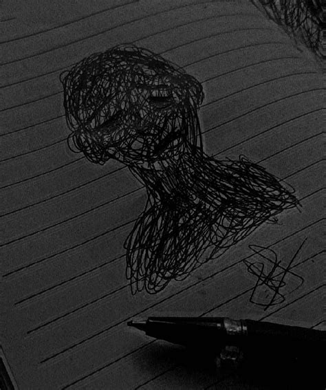 Grudge drawing | Scribble drawing, Drawings, All black sneakers