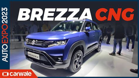 Maruti Brezza CNG At Auto Expo 2023 CarWale CarWale