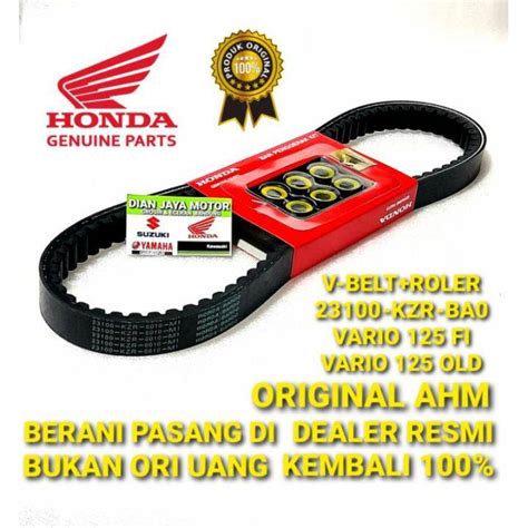 PANBEL V BELT PLUS ROLLER PANBEL SET VARIO 125 FI 23100 KZR BAO ORI AHM