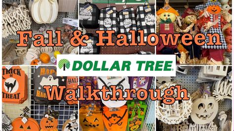 Fall And Halloween At Dollar Tree Walkthough Youtube