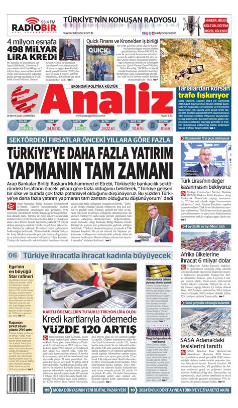 Analiz Gazetesi Analiz Manşet Oku Haberler 25 Mayıs 2024