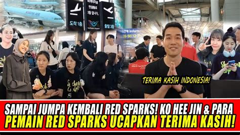 Sampai Jumpa Kembali Red Sparks Ko Hee Jin Para Pemain Red Sparks