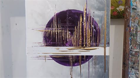 Purple Abstract Par Nelly Lestrade Youtube