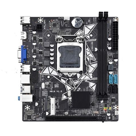 Материнская плата H81A DDR3 LGA1150 Компьютерная материнская плата ...