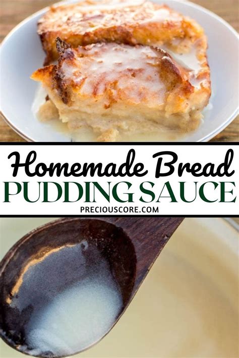 The most delicious Bread Pudding Sauce that is creamy, rich, and takes ...