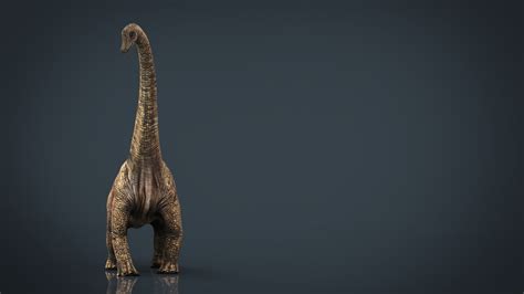 3D realistic brachiosaurus - TurboSquid 1206484