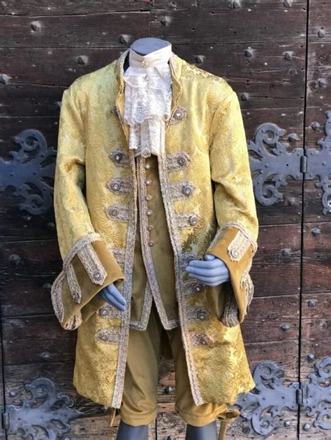 Traje barroco de lujo para hombre traje de Edward de los años 1700