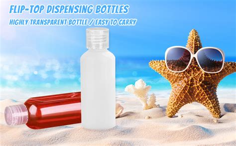 6 Stück Reiseflasche Set 100ml Plastikflasche Transparente