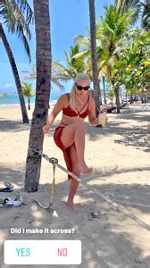 Insta Vid K S Lindsey Vonn Walks A Tightrope In A Bikini Phun Org Forum