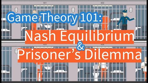 Game Theory The Nash Equilibrium And The Prisoner S Dilemma Youtube