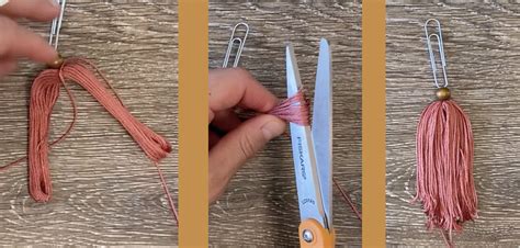 How To Make A Tassel Bookmark Elevation Handmade