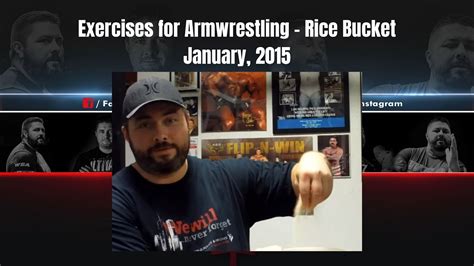 Rice Bucket Armwrestling Exercises Youtube