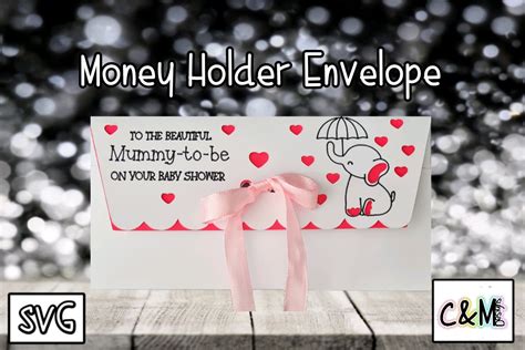 Money Holder Envelope Svg Money T Paper Craft Cash Etsy