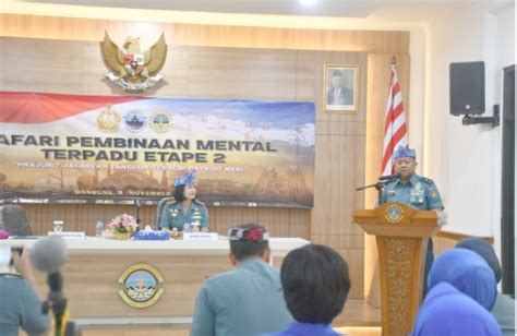 Keluarga Besar Lanal Bandung Wujudkan Mental Tangguh Prajurit Jalasena