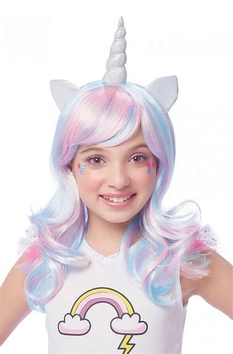 Rainbow Unicorn Child Wig