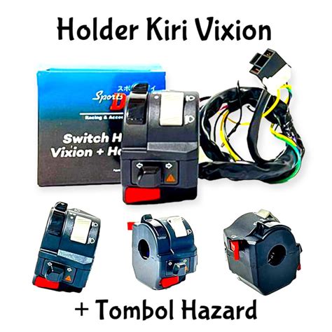 Jual Holder Saklar Kiri Vixion Hazard Sportday Cb Megapro Shopee