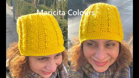 GORRO A CROCHET CON TRENZAS CAPRICORNIO TUTORIAL POR MARICITA